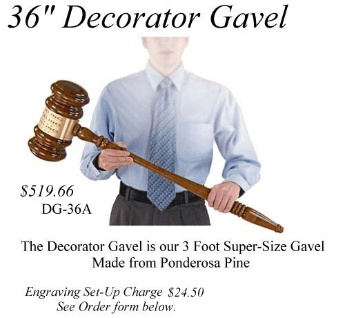 Decorator Gavels