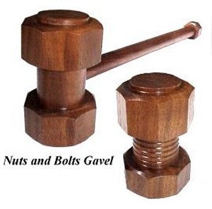 Nuts & Bolts Gavel