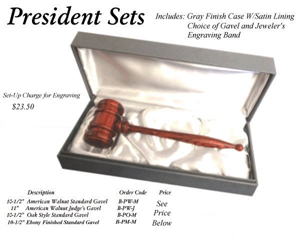President Presentation Set