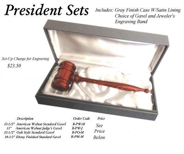 President Gavels Page